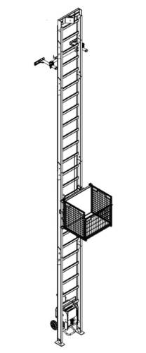 ESCALERA 200 kg - 15,3m